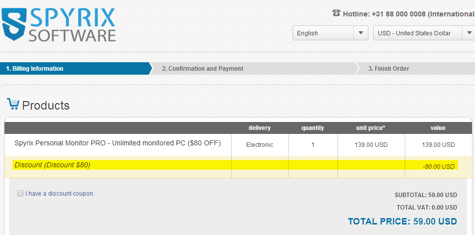 How to purchase with the Spyrix coupon codes