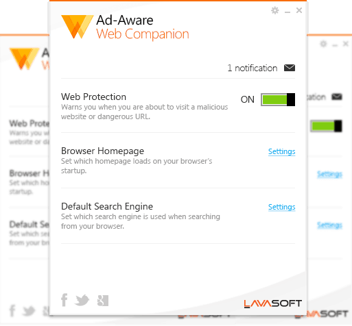 Ad-Aware Web Companion Pro free