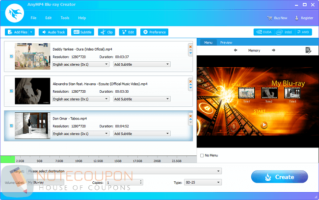 anymp4 blu ray creator coupon