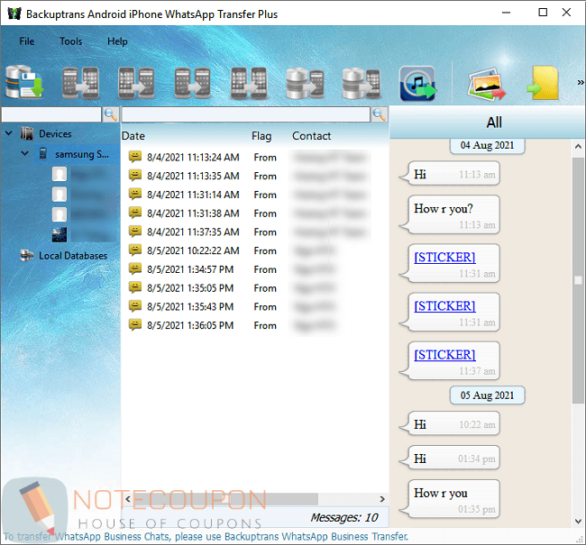 backuptrans android iphone whatsapp transfer coupon
