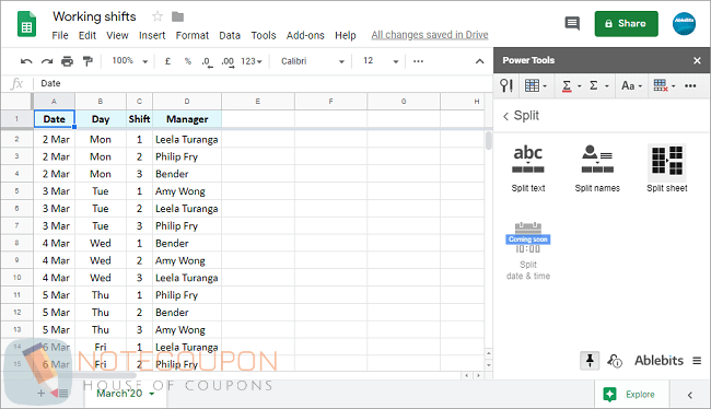 split sheet add on for google sheets coupon split sheet add on for google sheets coupon