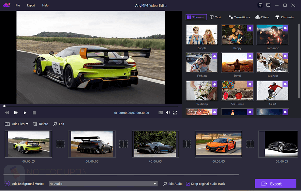 AnyMP4 Video Editor Giveaway Free Key