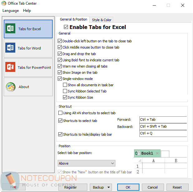 extendoffice office tab coupon