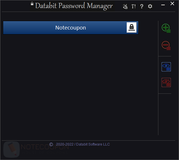 Databit Password Manager License Key Free
