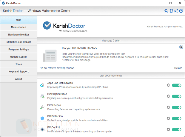 Kerish Doctor License Key for Free