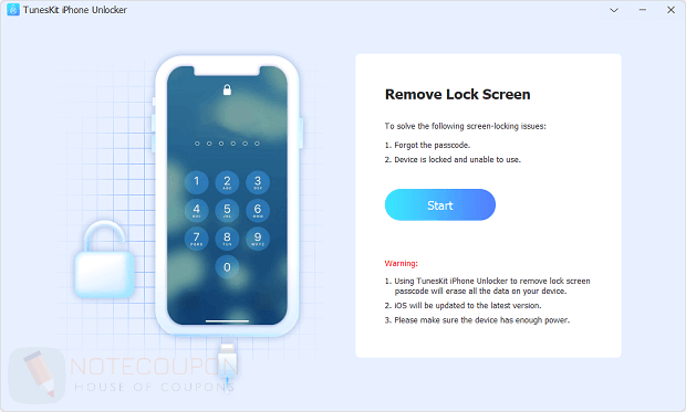 TunesKit iPhone Unlocker Free License Code