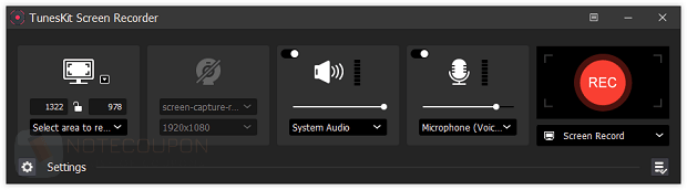 TunesKit Screen Recorder Giveaway Screenshot