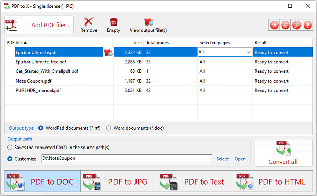 TriSun PDF to X Free License Key