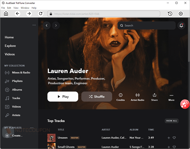 AudGeek TidiTune Converter License Free
