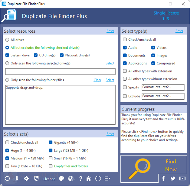 Duplicate File Finder Plus License Key FREE