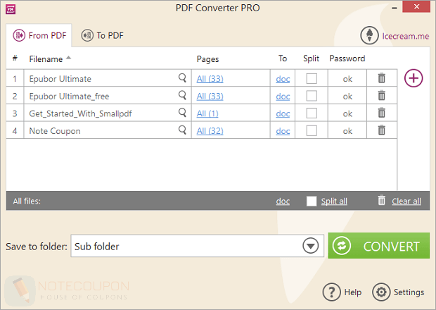 Icecream PDF Converter Pro