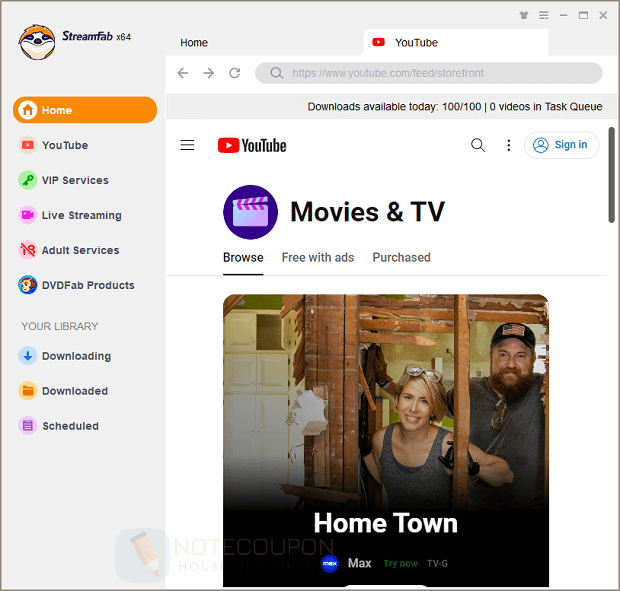 StreamFab YouTube Movies Downloader Free Key