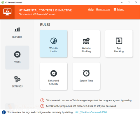 Parents Controls Code HT Parental Controls 6-Month License Key Free Giveaway