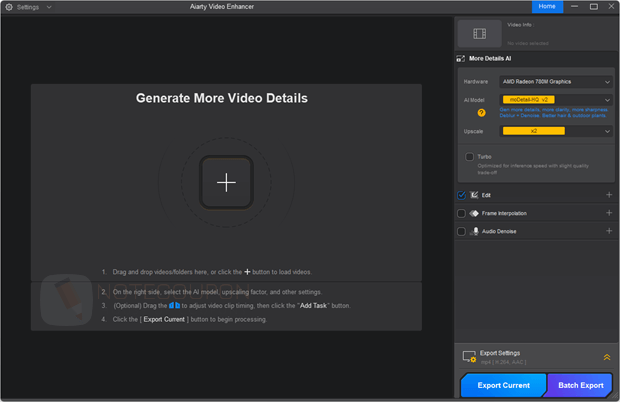 Aiarty Video Enhancer 