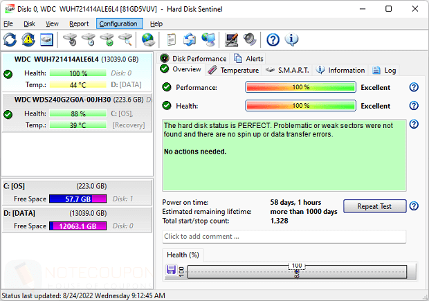 Hard Disk Sentinel Standard 