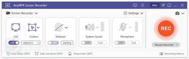 AnyMP4 Screen Recorder