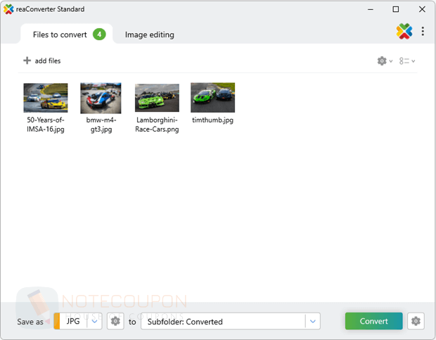 reaconverter main screenshot code reaConverter