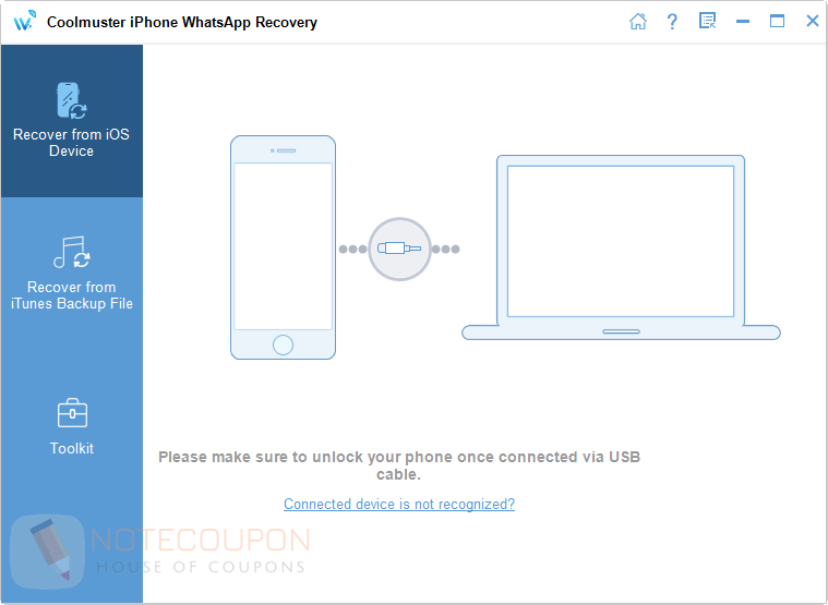 coolmuster iphone whatsapp recovery screenshot