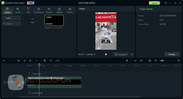 easeus video editor free code EaseUS Video Editor