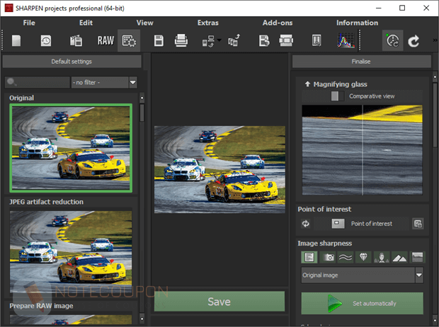 franzis sharpen projects main screenshot Franzis Sharpen Projects