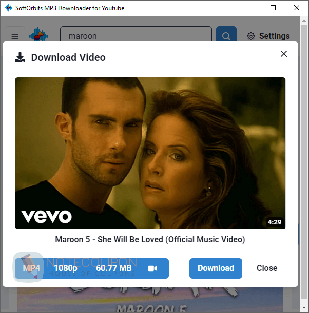 SoftOrbits MP3 Downloader for Youtube