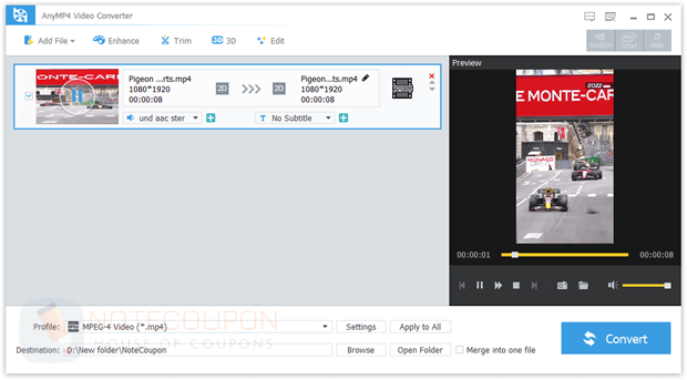 AnyMP4 Video Converter
