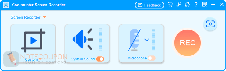 coolmuster screen recorder screenshot